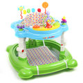 【小崴Life】BabyBabe 4合1嬰幼兒學步車 (搖馬、跳跳椅、學步車、餐椅)