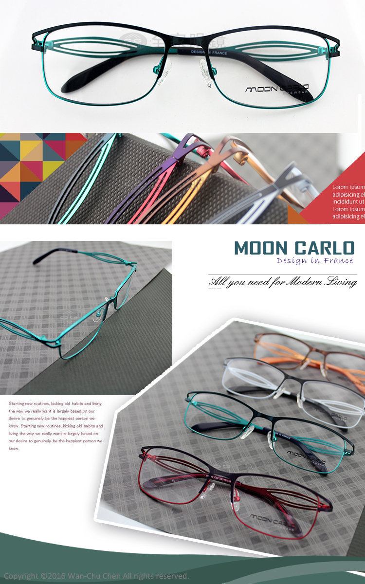 Moon Carlo 女性流行時尚方框 藍綠 U4140 C12 Pchome 商店街 Moon Carlo 女性流行時尚方框 藍綠 U4140 C12 Pchome 商店街