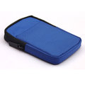 多功能防震/防水軟布收納包(適2.5吋硬碟/行動電源/3C產品)-藍色x1PCS