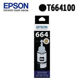 【T664100】EPSON 原廠黑色墨水適用 EPSON L350/L110/L355/L365/L120/L565/L300/L100/L310/L455/L210/L220/L550/L555/L1300