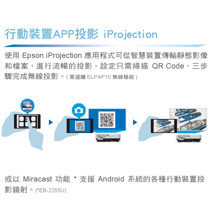 EB-2065 行動裝置app投影