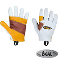 【法國 Beal】Rappel Gloves 皮革工作手套.垂降手套.CE認證/攀岩.登山專用/全皮革手套.掌心加厚皮革/GBR