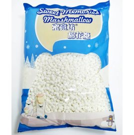 ◆全國食材◆超迷你特白棉花糖1kg/雪Q餅材料