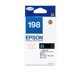 EPSON (No.198)高容量L黑色墨水匣 T198150