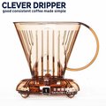 【 clever dripper 】台灣 聰明濾杯 c 70777 ccd# 4 2 4 人份 透明咖啡 透明鐵灰 粉藍