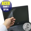 【Ezstick】ACER Swift 1 SF114-31 (14W小) 靜電式筆電LCD液晶螢幕貼 (可選鏡面或霧面)