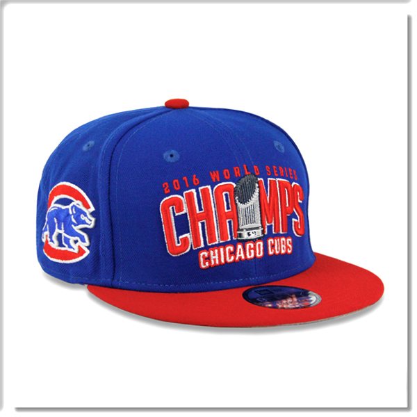 【ANGEL NEW ERA】NEW ERA MLB 芝加哥 小熊 百年冠軍 紀念帽 復古排版 寶藍 9FIFTY