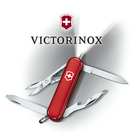 【詮國】瑞士 Victorinox 維氏瑞士刀 - 經典10用 / Midnite Manager LED燈刀 - 0.6366 (VN259)