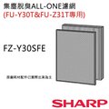 【夏普SHARP】清淨機濾網(FU-Z31T&amp;FU-Y30T專用)FZ-Y30SFE集塵脫臭濾網
