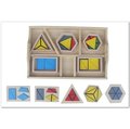 【劍聲幼教】【迷你構成三角形】拼圖、蒙特梭利、幼稚園、托兒所、教具