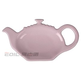 【易油網】Le Creuset 陶瓷茶壺點心盤 #91034607401099 (雪紡粉)