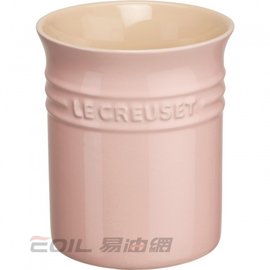 【易油網】Le CreusetLE CREUSET 陶瓷鍋鏟置物桶 12x15cm (雪紡粉)