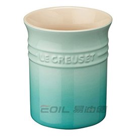 【易油網】Le CreusetLE CREUSET 陶瓷鍋鏟置物桶 12x15cm (冷薄荷)