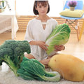 創意 3 d 仿真蔬菜抱枕青菜大白菜土豆西蘭花毛絨玩具靠墊