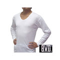 【BVD】3件組時尚型男厚棉U領長袖內衣