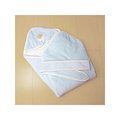 GMP BABY台灣製舒適素色羊絨包巾1件藍