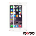 Mgman iPhone6/6s Plus (5.5) 3D曲面滿版碳纖維軟邊玻璃保護貼