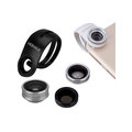 Momax X-Lens 4合1鏡頭組合 【廣角、微距、魚眼、偏光鏡】專業版手機鏡頭 航空鋁材+電鍍工藝 -銀