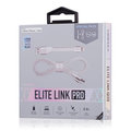 MOMAX Elite Link Pro 真皮編織/蘋果認證連接線(11cm&amp;1m組合包 )-白