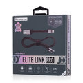 MOMAX Elite Link Pro 真皮編織/蘋果認證連接線(11cm&amp;1m組合包 )-黑