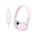 SONY MDR-ZX110AP 粉色 簡約摺疊 耳罩式耳機 線控通話 ★送收納袋★