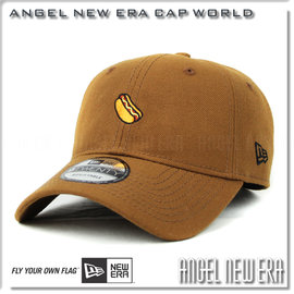 Angel New Era 熱狗hotdog 咖啡老帽彎帽軟版9twenty 可調限量帽