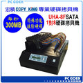☆軒揚Pc goex☆ 宏積COPYKING UHA-108F 1對8 平台型工業級 高速硬碟拷貝機 對拷機 大量拷貝