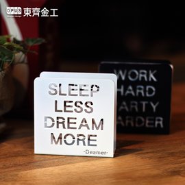 Opus東齊金工 經典名言一句話收納架正能量勵志文具生日禮物婚禮小物舒壓小物紙餐巾座le Sl Pchome商店街 台灣no 1 網路開店平台 Opus東齊金工 經典名言一句話收納架正能量勵志文具生日禮物婚禮小物舒壓小物紙餐巾座le Sl Pchome商店街 台灣no 1 網路開店平台