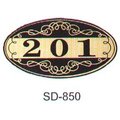 【 1768 購物網】沙蒙 sd 橢圓型銅牌系列 sd 850 201 11 x 21 公分 wc 標示標誌指示辦公室 廁所 salmon