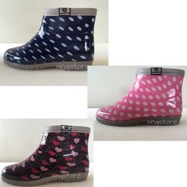 {休閒~工作兩用女短靴}~100%台灣製造!三和牌 女短靴 女雨鞋 女雨靴 (共六色)