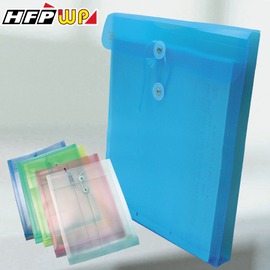 超聯捷 HFPWP A4 壓花透明文件袋 (直式) (附繩) GF118-10 (10個入)