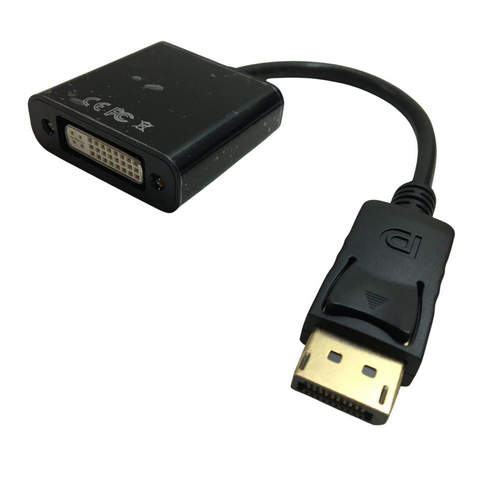 [現貨1組dd] DisplayPort 1.2 公 轉 DVI 24+5 母 轉接線 轉接頭 長:23CM (UJ1)H315