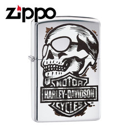 【詮國】Zippo 美系經典打火機 - Harley Davidson 哈雷骷髏 - 29281 / ZP535