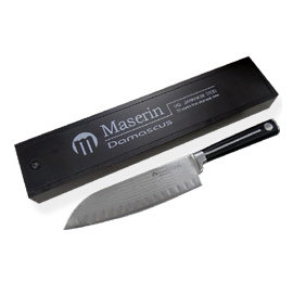 義大利 MASERIN VG系列18cm三德刀禮盒裝(33層大馬士革鋼)-#MASERIN MD05