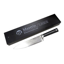義大利 MASERIN VG系列21cm主廚刀禮盒裝(33層大馬士革鋼)-#MASERIN MD03