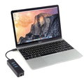 免運USB 3.1 Type-C 轉RJ45千兆網卡 3孔USB3.0 HUB Apple蘋果MacBook