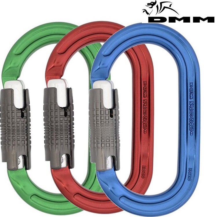 DMM Ultra O Locksafe O型勾環/自動鎖O型環三件組 A327-P3 紅/藍/綠