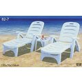 【南洋風休閒傢俱】戶外躺椅系列 - 造型塑膠躺椅 戶外躺椅 海灘躺椅 游泳池躺椅 (#00001)