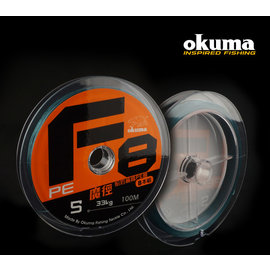 OKUMA-魔徑 F8 船釣PE編織線 2號/3號/4號/5號/6號/8號/10號/12號 600米 不拆賣