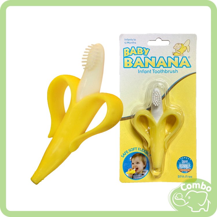 BABY BANANA 心型香蕉安全牙刷