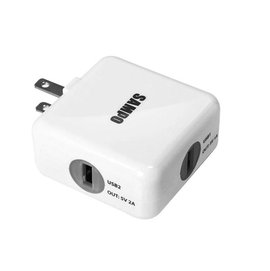 SAMPO聲寶 雙USB 3.1A旅行用充電器(DQ-U1202UL)