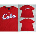 新莊新太陽 MLB 大聯盟 6730202-150 古巴 CUBA 代表隊 印花 T恤 紅色 特810