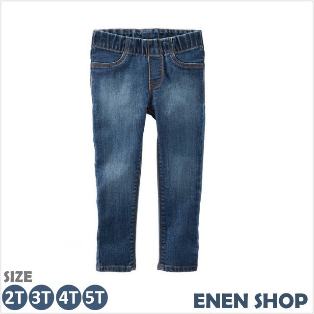 『Enen Shop』@OshKosh Bgosh 深藍牛仔內搭褲 #03011｜2T/5T **推薦款**