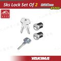 【大山野營】新店桃園 YAKIMA 7202 Sks Lock Set Of 2 防盜鎖(2個) 適用 車頂架 攜車架