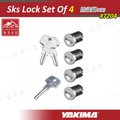 【大山野營】新店桃園 YAKIMA 7204 Sks Lock Set Of 4 防盜鎖(4個) 適用 車頂架 攜車架