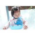 【韓風童品】可拆卸式防水圍兜 男女童PEVA環保透明完全防水圍兜 嬰幼兒吃飯衣