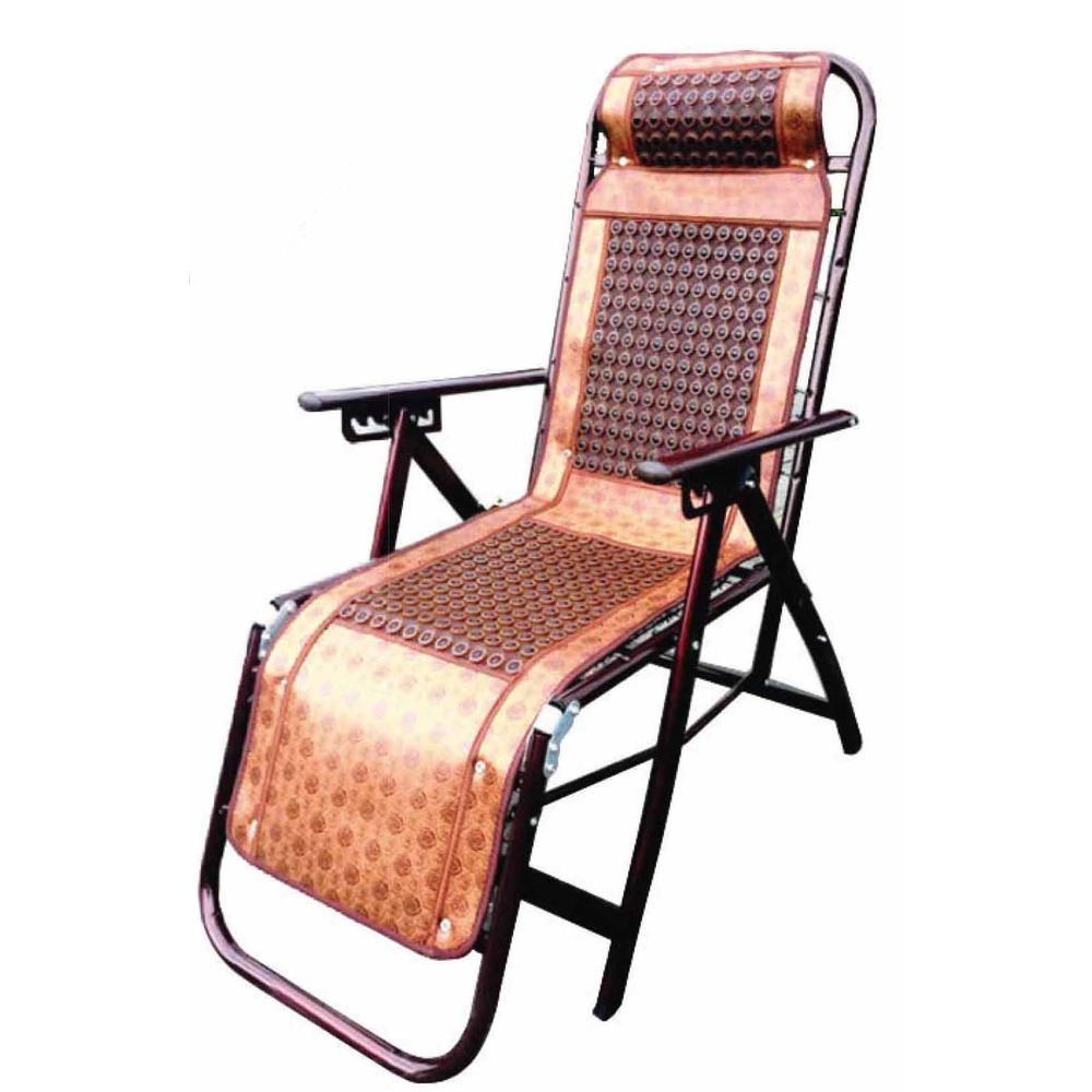 【南洋風休閒傢俱】躺椅系列 - 舒適木珠折疊無段式涼椅 休閒躺椅 折疊海灘椅 155-2