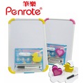 筆樂PENROTE A4磁性白板(附白板筆、板擦) 個 KC0182 (板擦造型廠商隨機出貨，恕無法指定)