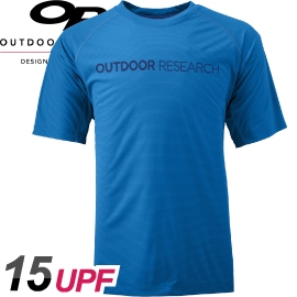 【Outdoor Research 美國 男款 MEN'S Echo Graphic Tee 短袖排汗衣〈藍〉】排汗衣/短袖/運動短袖/244044