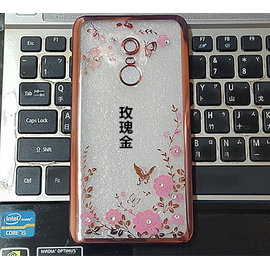 Xiaomi 紅米Note4X 紅米note 4X 祕密花園鑲鑽電鍍保護套 手機套 軟殼